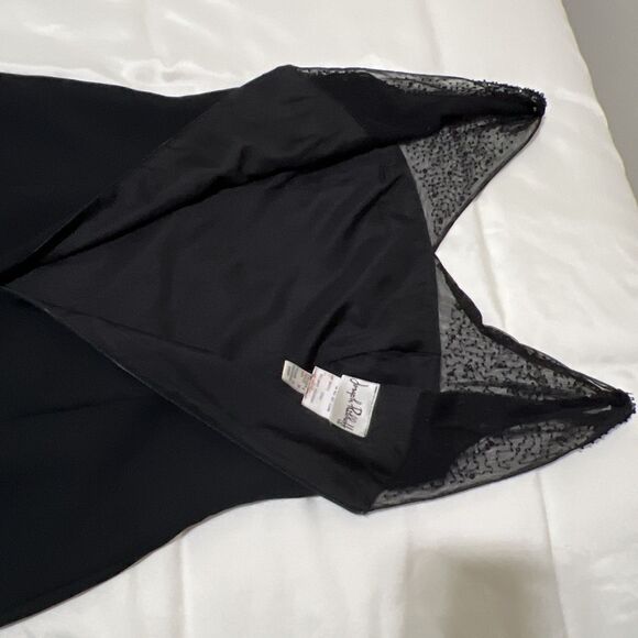 Joseph Ribkoff Beaded Straps Black Shift Dress Womens 8 Sleeveless VTG Canada - Picture 13 of 15